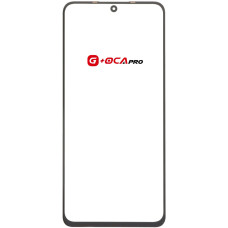 Стекло фронтальное с OCA пленкой Xiaomi Redmi Note 10 Pro 4G, Poco X4 Pro, Note 12 Pro 4G, Note 11 Pro, Note 11 Pro Plus 5G, черное G+OCA PRo