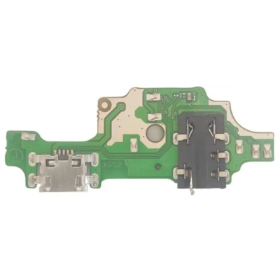 Шлейф для Tecno Camon 12 Air CC6 / Camon 15 CD7, коннектора зарядки, микрофона, с компонентами High Copy