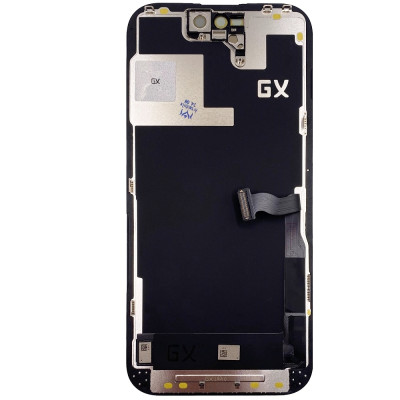 Дисплей з сенсорним екраном (модуль) iPhone 14 Pro, чорний OLED GX