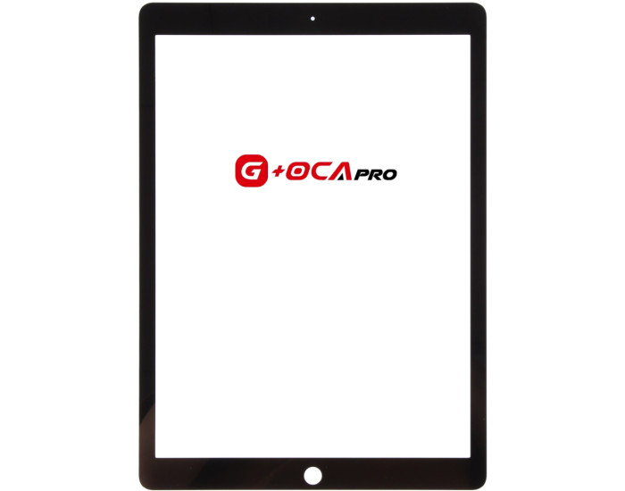 Стекло фронтальное с OCA-пленкой iPad Pro 12.9 2017 черное, оригинал G+OCA PRo