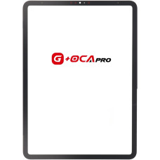 Скло фронтальне з OCA-пленкой iPad Pro 12.9 2018 / iPad Pro 12.9 2020 чорне, оригінал G+OCA PRo