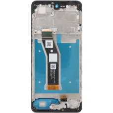 Дисплей з сенсорним екраном (модуль) Motorola E14, чорний з рамкою