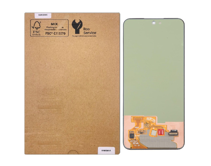 Дисплей с сенсорным экраном (модуль) Samsung A366 Galaxy A36 /A566, черный, сервисная упаковка, оригинал, GH82-36827A