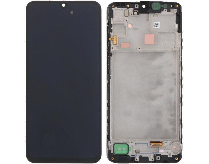 Дисплей з сенсорним екраном (модуль) Samsung A165 Galaxy A16 4G, чорний з рамкою, OLED