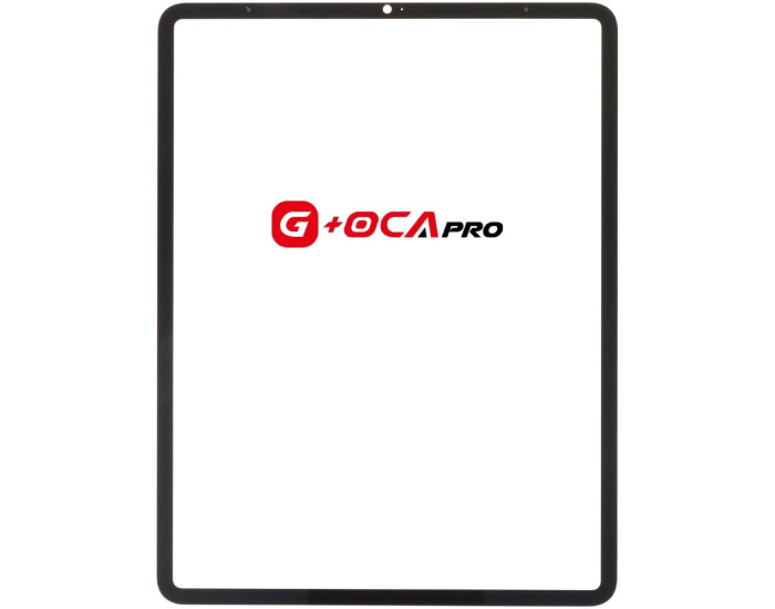 Стекло фронтальное с OCA-пленкой iPad Pro 12.9 2021 / iPad Pro 12.9 2022 черное, оригинал G+OCA PRo