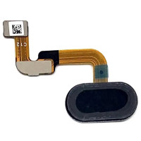 Шлейф для Meizu M6 Note, кнопки меню, чорний