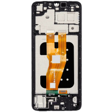 Дисплей с сенсорным экраном (модуль) Samsung A055 Galaxy A05, черный с рамкой, оригинал