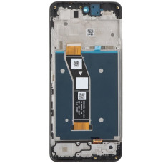 Дисплей з сенсорним екраном (модуль) Motorola Moto XT2423-2 Moto G24 / XT2425-4 Moto G24 Power, чорний, з рамкою