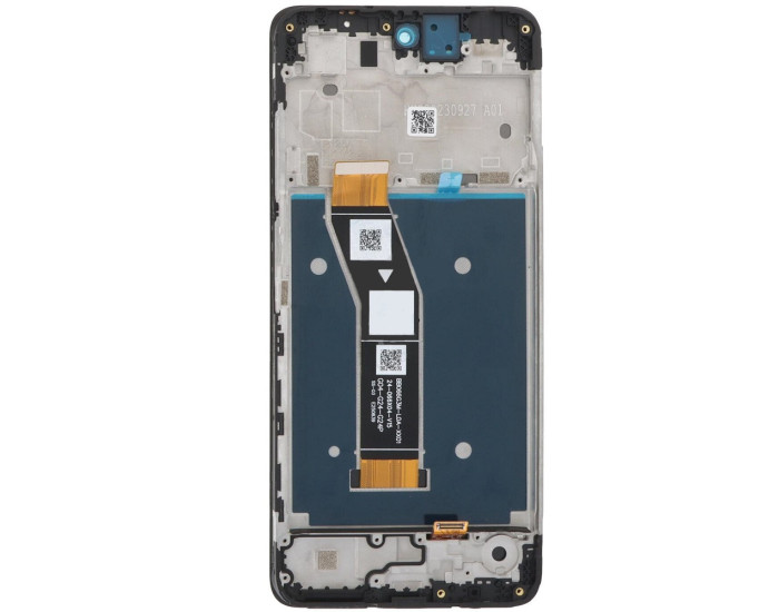 Дисплей з сенсорним екраном (модуль) Motorola Moto XT2423-2 Moto G24 / XT2425-4 Moto G24 Power, чорний, з рамкою