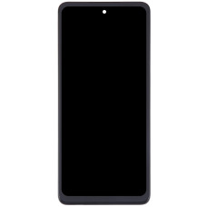 Дисплей з сенсорним екраном (модуль) Motorola Moto XT2423-2 Moto G24 / XT2425-4 Moto G24 Power, чорний, з рамкою