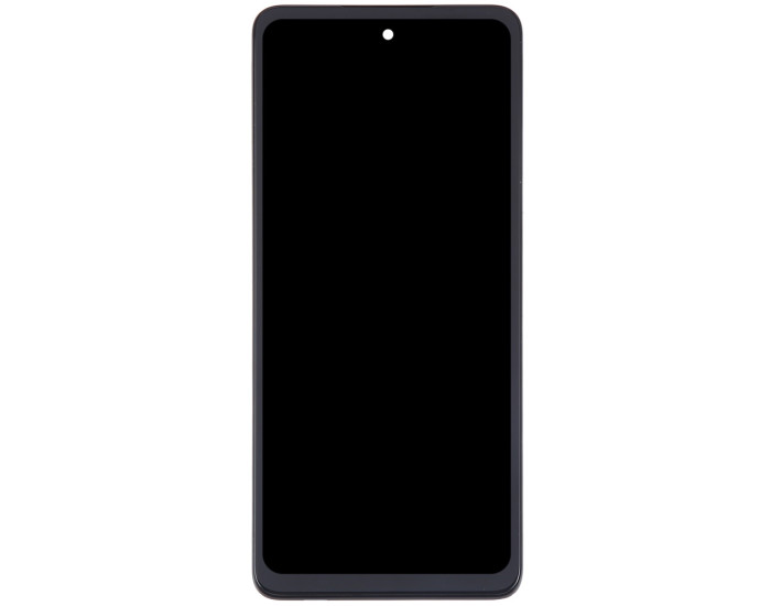 Дисплей з сенсорним екраном (модуль) Motorola Moto XT2423-2 Moto G24 / XT2425-4 Moto G24 Power, чорний, з рамкою