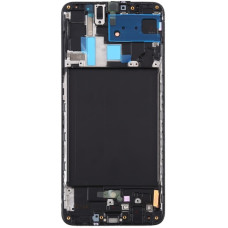 Дисплей з сенсорним екраном (модуль) Samsung A705 Galaxy A70 (2019) чорний з рамкою, OLED