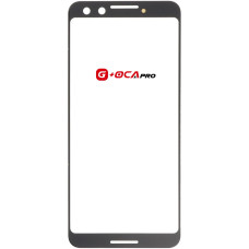 Скло фронтальне з OCA плівкою Google Pixel 3, чорне G-OCA Pro