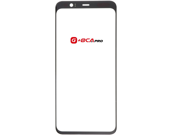 Скло фронтальне з OCA плівкою Google Pixel 4 XL, чорне, G-OCA Pro