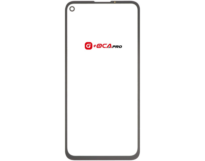 Скло фронтальне з OCA плівкою Google Pixel 4a 5G, чорне, G-OCA Pro