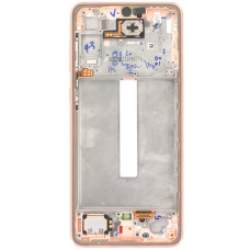 Дисплей с сенсорным экраном (модуль) Samsung A336 A33 5G, золотой с рамкой, сервисная упаковка, оригинал