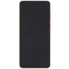 Дисплей с сенсорным экраном (модуль) Samsung A336 A33 5G, золотой с рамкой, сервисная упаковка, оригинал
