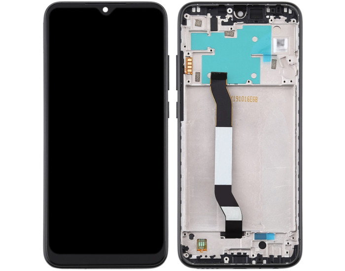 Дисплей с сенсорным экраном (модуль) Xiaomi Redmi Note 8, черный с рамкой, оригинал