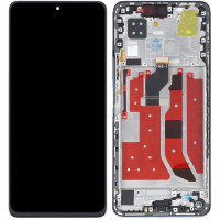 Дисплей з сенсорним екраном (модуль) Huawei Nova 9 SE, чорний з рамкою