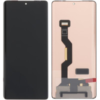 Дисплей з сенсорним екраном (модуль) Motorola XT2429 Moto Edge 50 Fusion, чорний, оригінал