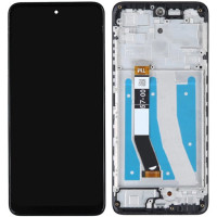 Дисплей з сенсорним екраном (модуль) Motorola XT2235-2 Moto G32, чорний з рамкою