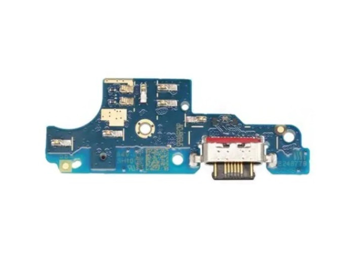Шлейф для Motorola XT2127 Moto G10 /XT2128 G20 /XT2129 G30 конектора зарядки, мікрофона з компонентами, оригінал