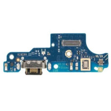 Шлейф для Motorola XT2127 Moto G10 / XT2128 G20 / XT2129 G30 коннектора зарядки, микрофона, с компонентами оригинал