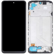 Дисплей с сенсорным экраном (модуль) Xiaomi Redmi Note 10 4G/ Note 10S/ Poco M5s, черный с рамкой, оригинал