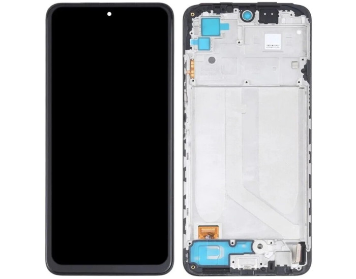 Дисплей с сенсорным экраном (модуль) Xiaomi Redmi Note 10 4G/ Note 10S/ Poco M5s, черный с рамкой, оригинал