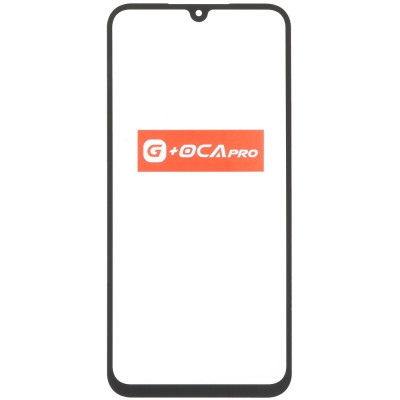 Скло фронтальне з OCA плівкою Samsung A155 Galaxy A15 / A156 / M156, чорне оригінал, G+OCA PRo