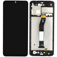 Дисплей с сенсорным экраном (модуль) Xiaomi Redmi A3, черный с рамкой, оригинал