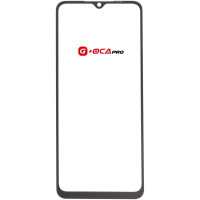 Стекло фронтальное с OCA пленкой Xiaomi Redmi 10C / Poco C40, черное G+OCA PRo