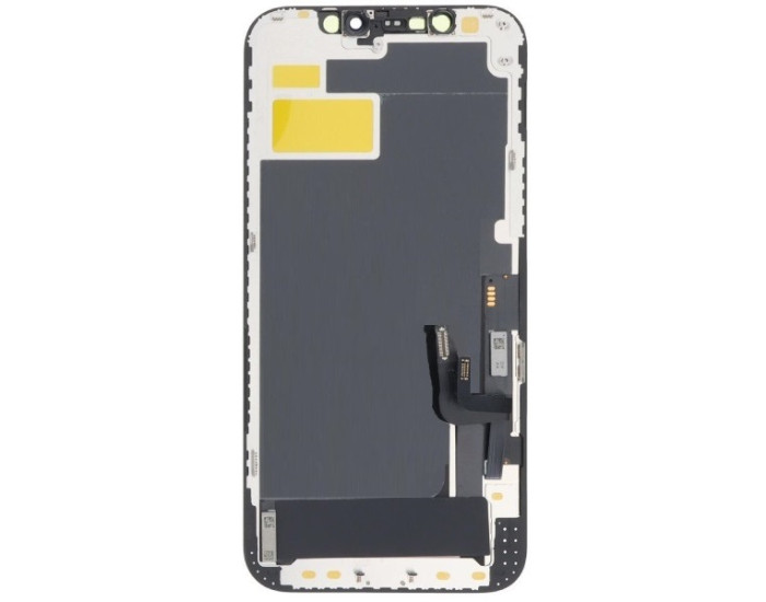Дисплей з сенсорним екраном (модуль) iPhone 12 / 12 Pro, чорний, OLED, OEM Hard, DD