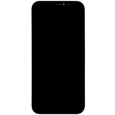 Дисплей з сенсорним екраном (модуль) iPhone 12 / 12 Pro, чорний, OLED, OEM Hard, DD