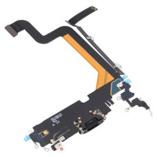 Шлейф для iPhone 14 Pro, коннектора наушников, коннектора зарядки, Midnight, оригинал