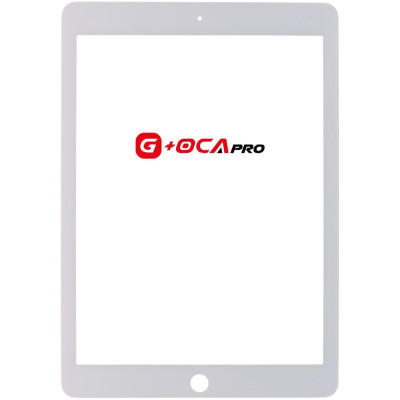 Скло фронтальне з OCA-пленкой iPad Pro 9.7 2016, біле, оригінал G+OCA PRo