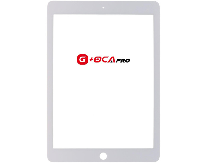 Стекло фронтальное с OCA-пленкой iPad Pro 9.7 2016, белое, оригинал G+OCA PRo