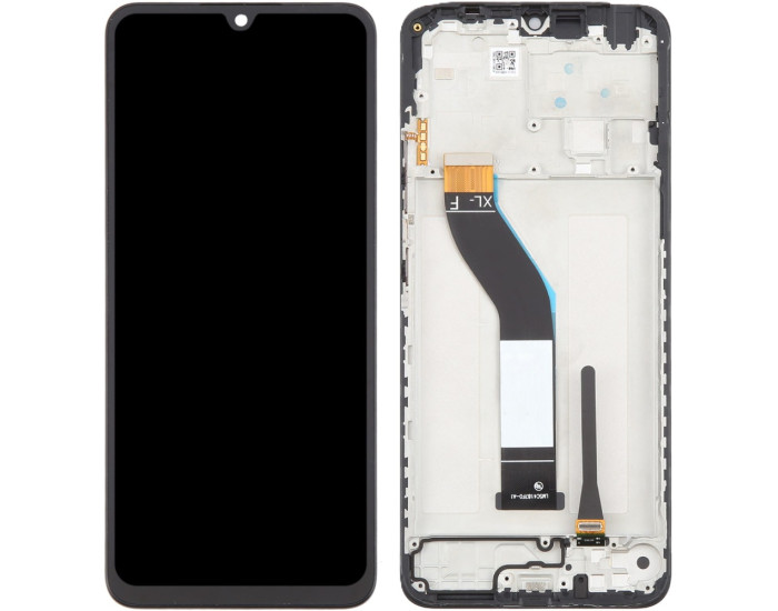 Дисплей с сенсорным экраном (модуль) Xiaomi Redmi 14C /Redmi A3 Pro /Poco C75, черный с рамкой оригинал, версия XL-F