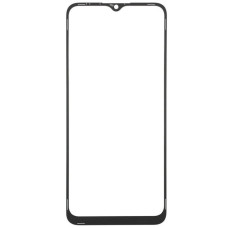 Стекло фронтальное с OCA пленкой Samsung  A025 Galaxy A02s /A035 /A037 /A042 /M025, черное с олеофобным покрытием, оригинал