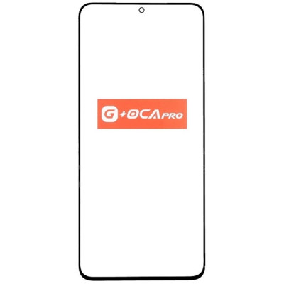 Скло фронтальне c OCA-пленкой Samsung G985 S20 Plus, чорне, G-OCA Pro