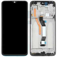 Дисплей с сенсорным экраном (модуль) Xiaomi Redmi Note 8 Pro, с рамкой, оригинал, зеленый, Single Sim