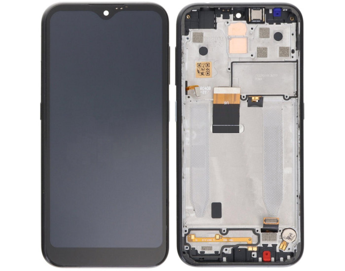 Дисплей с сенсорным экраном (модуль) Nokia 4.2 Dual Sim TA-1184 / TA-1133  / TA-1149 / TA-1150 / TA-1157, черный с рамкой, оригинал