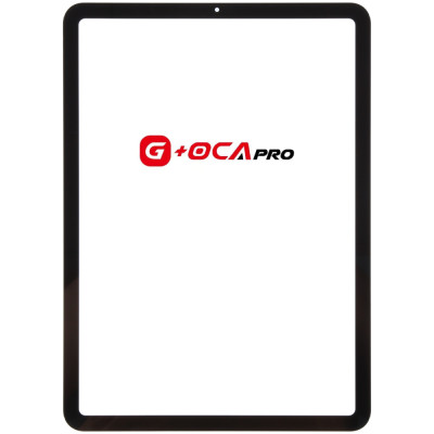 Скло фронтальне з OCA-пленкой iPad Air 4 2020, чорне оригінал G+OCA PRo
