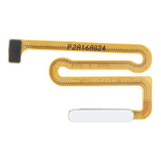 Шлейф для Samsung A04S A047 кнопки включення, сканер відбитка пальця Touch ID, White, оригінал