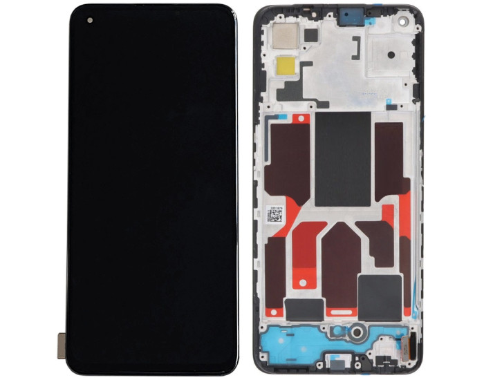 Дисплей с сенсорным экраном (модуль) Realme GT Master Edition, черный с рамкой, OLED