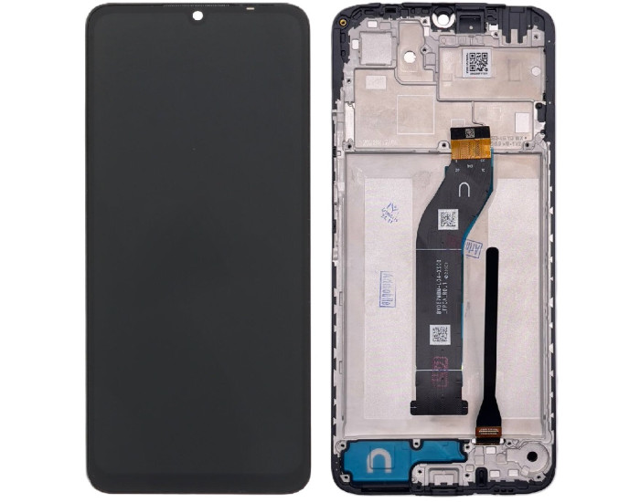 Дисплей с сенсорным экраном (модуль) Xiaomi Redmi 13C /Poco C65, черный с рамкой, оригинал (U)