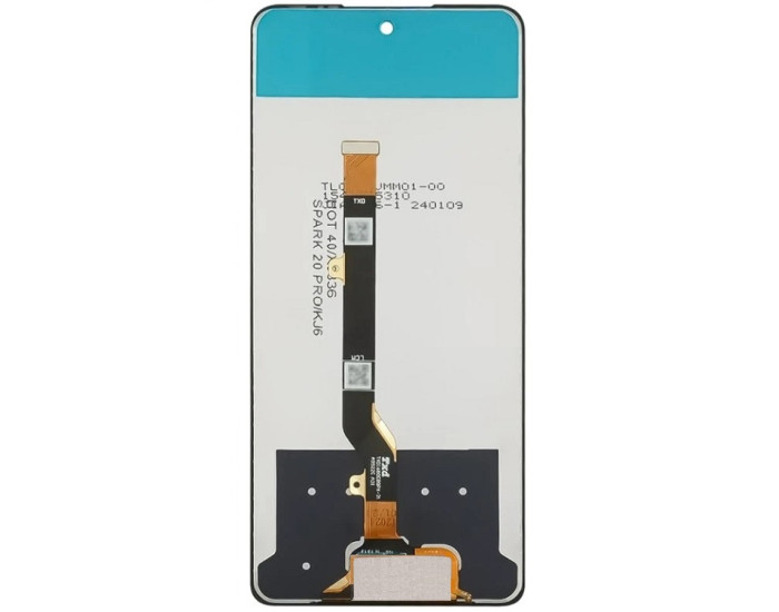 Дисплей с сенсорным экраном (модуль) Infinix Hot 40 (X6836) /Hot 40 Pro (X6837) /Tecno Spark 20 Pro (KJ6) черный, оригинал