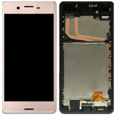 Дисплей с сенсорным экраном (модуль) Sony Xperia X Dual F5121, F5122, F8131, F8132, Rose Gold, с рамкой, оригинал