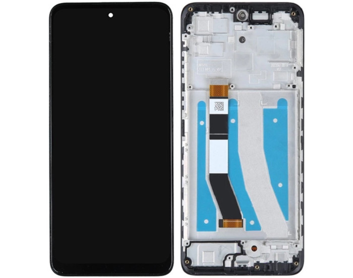 Дисплей з сенсорним екраном (модуль) Motorola XT2235-2 Moto G32, чорний з рамкою, оригінал