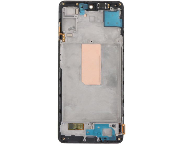 Дисплей с сенсорным экраном (модуль) Samsung M546, M54, черный с рамкой, оригинал Assembled
